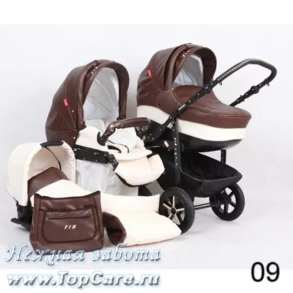 Универсальная коляска Verdi FIO S-Line(лен, кожа) 7