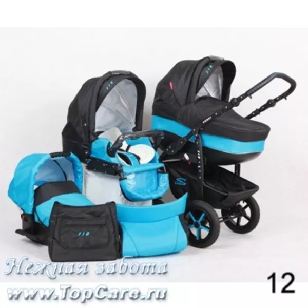 Универсальная коляска Verdi FIO S-Line(лен, кожа) 10