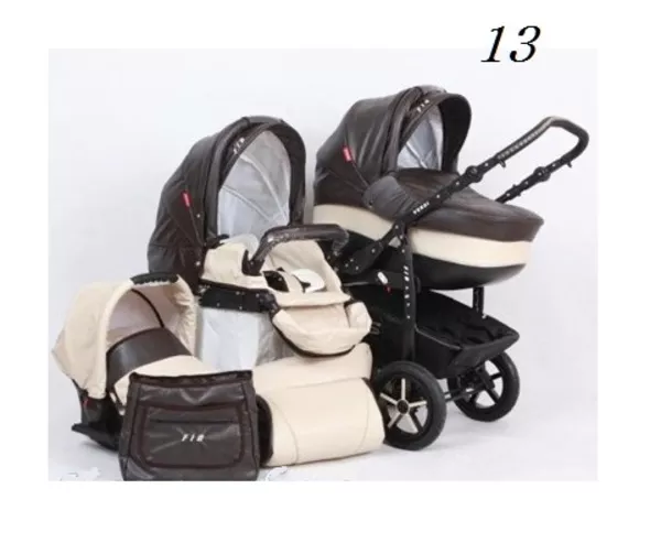 Универсальная коляска Verdi FIO S-Line(лен, кожа) 11