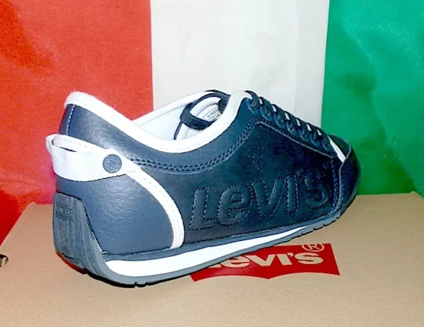 Кроссовки мужские кожаные фирмы Levis оригинал из Италии 4