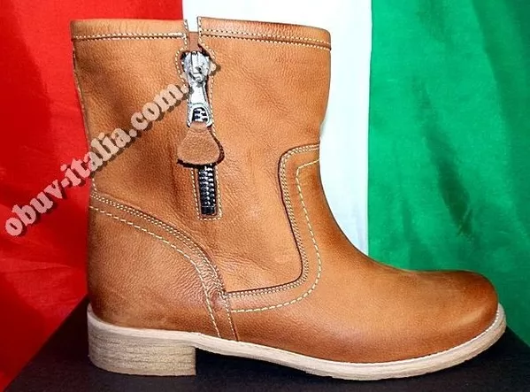 Ботинки женские кожаные фирмы Cuslla Wlite оригинал п-о Италия 8