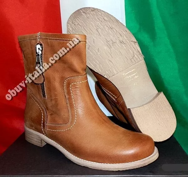 Ботинки женские кожаные фирмы Cuslla Wlite оригинал п-о Италия 2