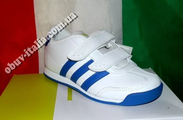 Кроссовки кожаные детские Adidas VLNEO оригинал из Италии 4