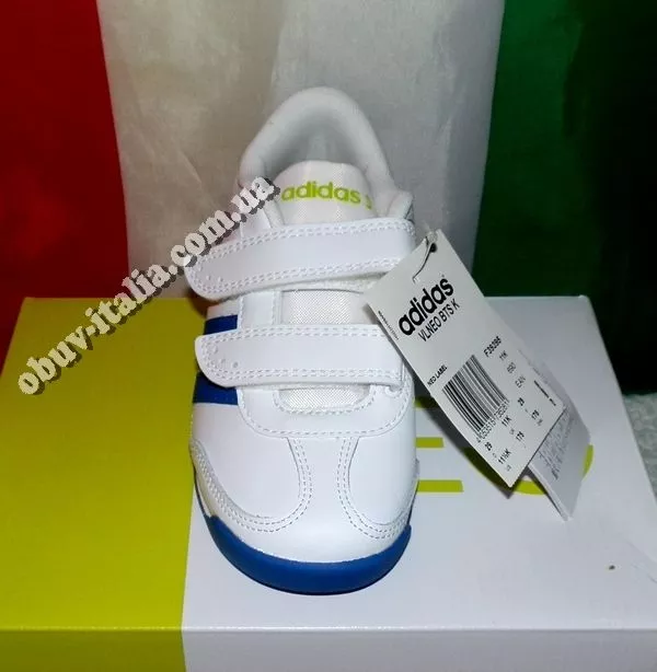 Кроссовки кожаные детские Adidas VLNEO оригинал из Италии 5