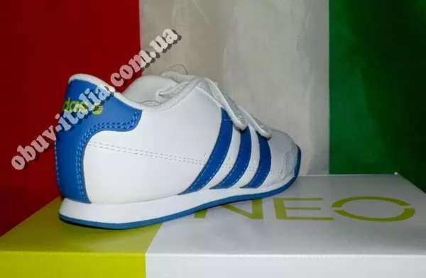 Кроссовки кожаные детские Adidas VLNEO оригинал из Италии 7