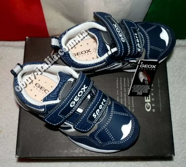 Кроссовки детские кожаные фирмы Geox оригинал из Италии 8