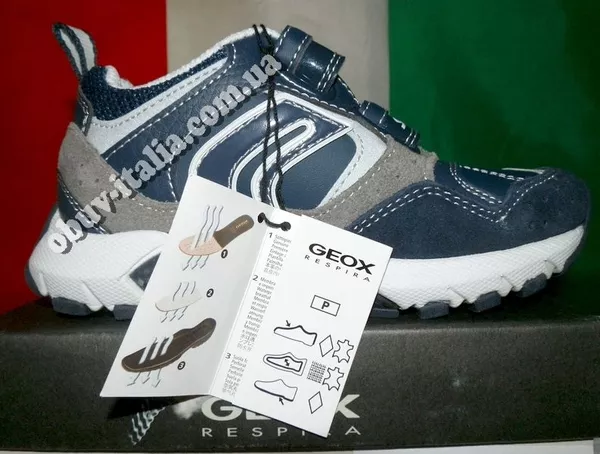 Кроссовки детские кожаные фирмы Geox оригинал из Италии 9