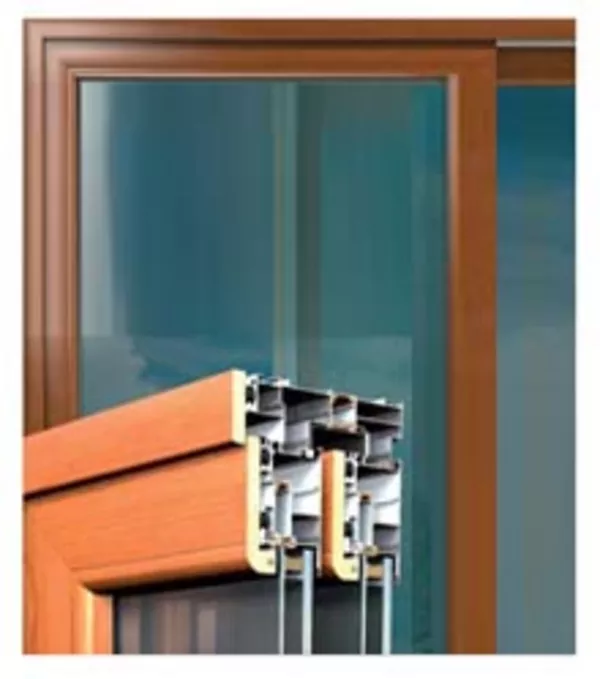 Алюминиевые и дерево-алюминиевые раздвижки.Теплые и холодные. 2