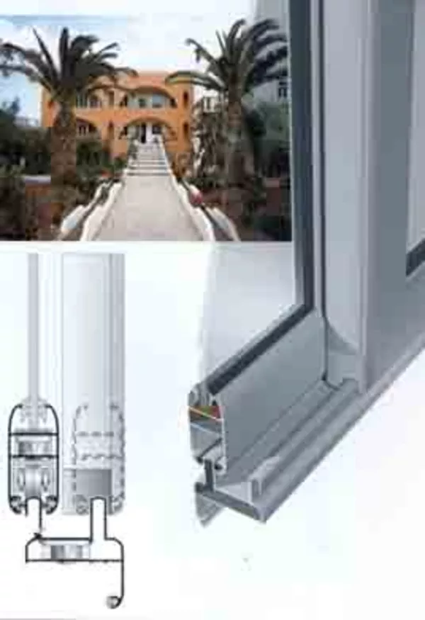 Алюминиевые и дерево-алюминиевые раздвижки.Теплые и холодные. 3