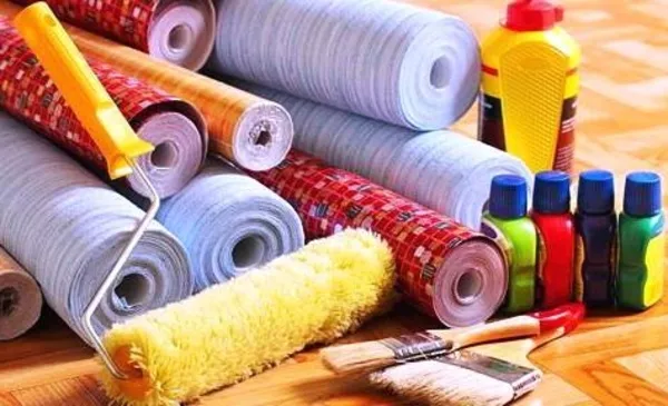 Отделочные работы Поклейка обоев