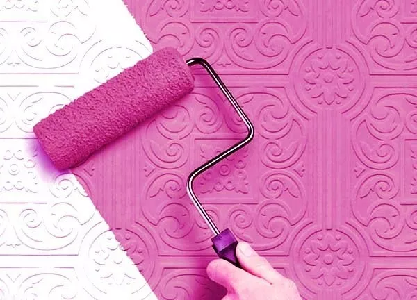 Поклейка обоев под покраску 