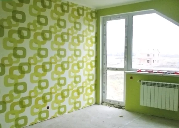 Оклейка обоями Киев 