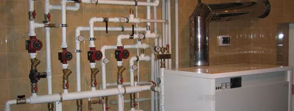 Отопление, водяной теплый пол, водопровод. На даче. Киев 6