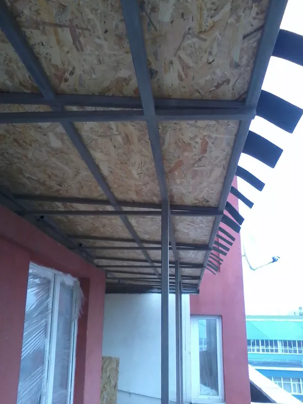 Забор металлический, вынос балкона, лестница металлическая. Киев цены. 9