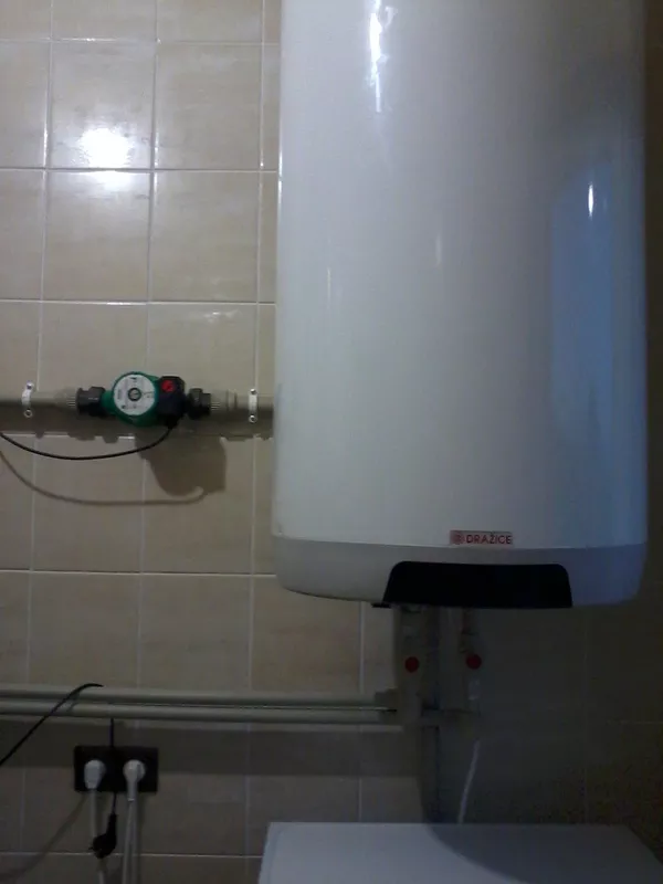 Монтаж; водонагревателей , насосы, гидроакамуляторы. Водоснабжение. 3