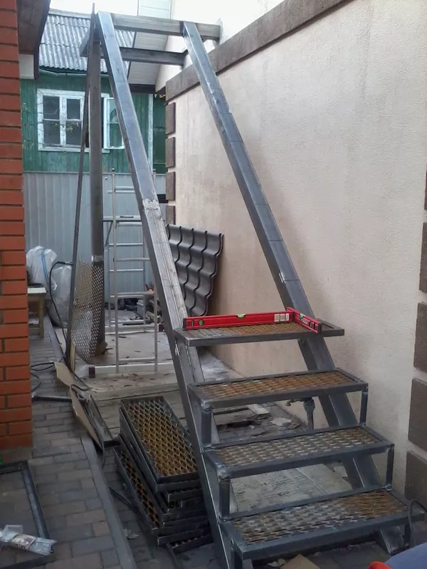 Сварочные работы. Заборы из профнастила. Лестницы. Киев. Цена. Фото. 2