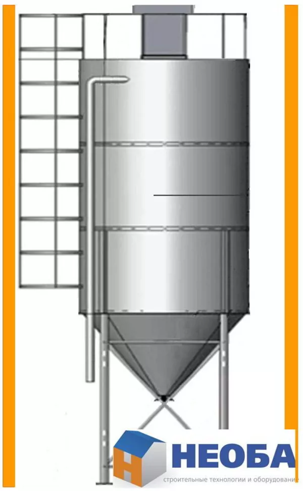 Силос цемента,  бункер под сыпучие