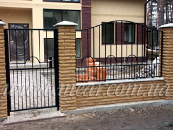 Металлические заборы, ворота, двери, калитки. 2