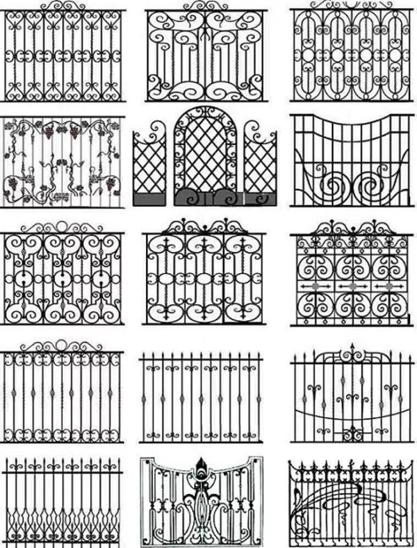 Металлические заборы, ворота, двери, калитки. 5