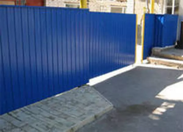 Заборы, Ворота, Калитки з профнастилу 4