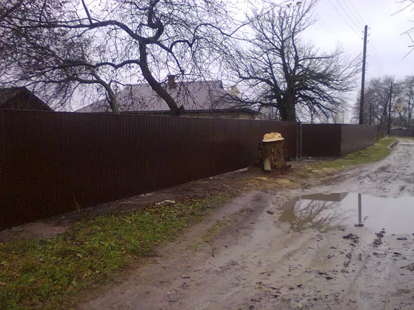 Заборы, Ворота, Калитки з профнастилу 5