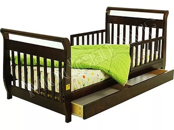 Подрастковая кровать Лия из натурального дерева 2