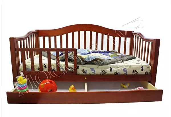 Подрастковая кровать Американка из натурального дерева 3