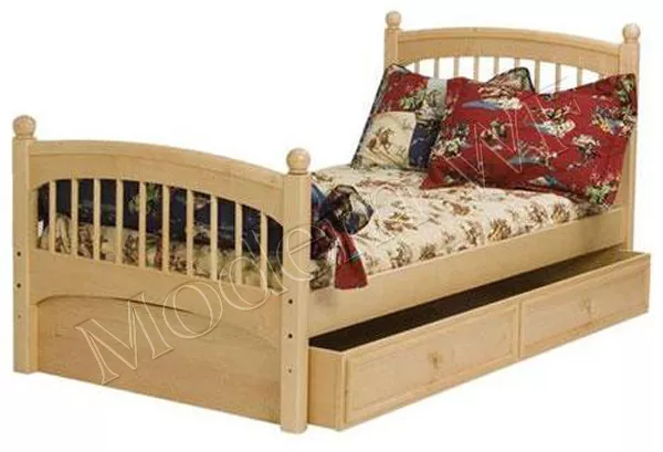 Кровать Тесса из натурального дерева