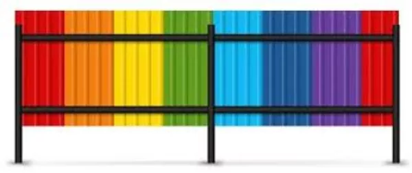 Забор из профлиста