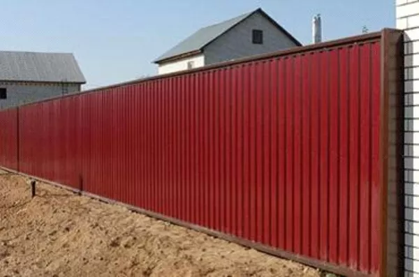 Забор из профлиста 5