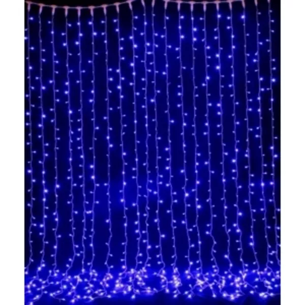 Светодиодная гирлянда Занавес 2х1, 5м прозрачный ПВХ 3