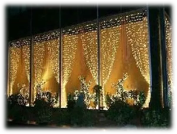 Светящийся занавес дождь play light 3