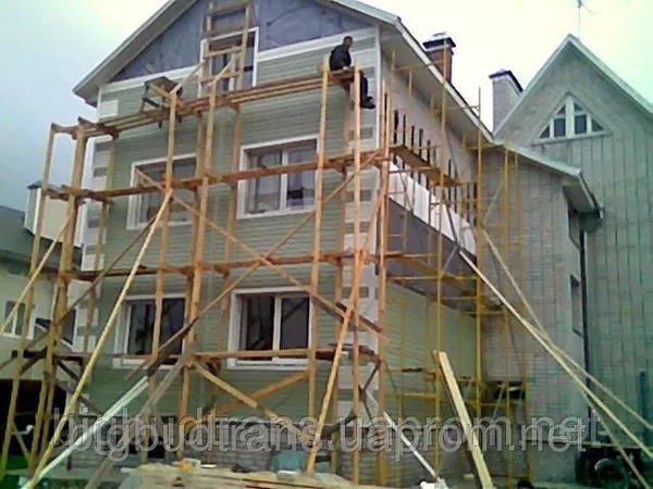 Отделка фасадов,  штукатурка фасада,  ремонт фасада 4