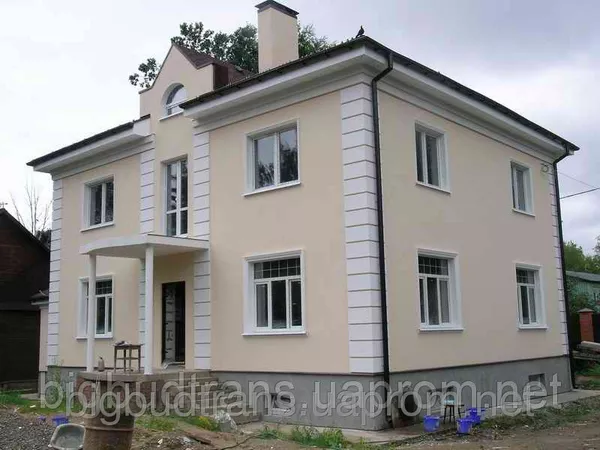 Отделка фасадов,  штукатурка фасада,  ремонт фасада 5