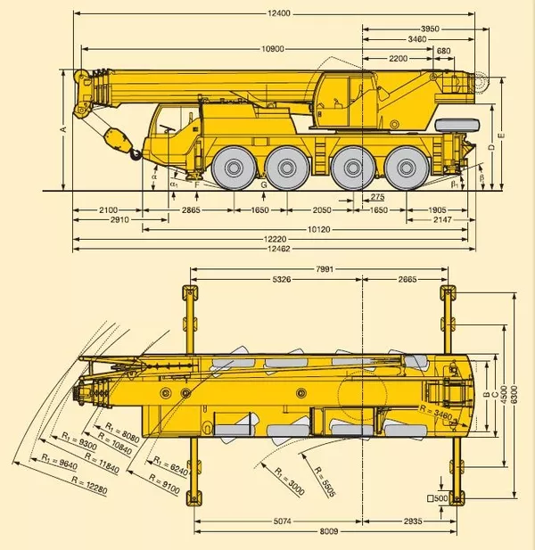 Аренда автокрана Liebherr LTM 1060 5