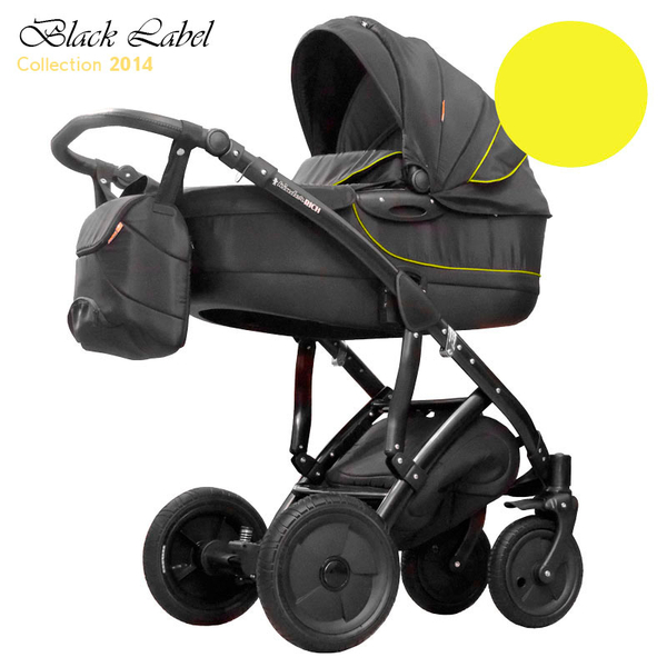 Универсальная коляска 2 в 1 Kinder Rich Black Label