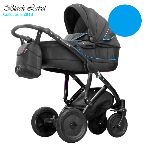 Универсальная коляска 2 в 1 Kinder Rich Black Label 4