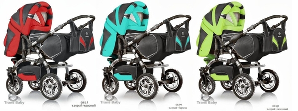 Универсальная коляска трансформер Trans baby Prado lux 3