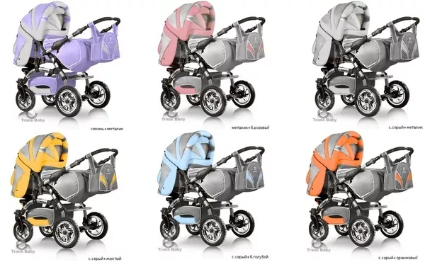 Универсальная коляска трансформер Trans baby Prado lux   6