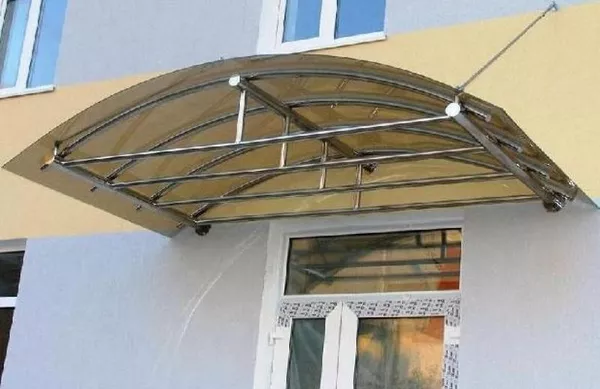 Козырьки из нержавеющей стали 5