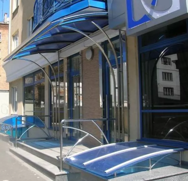 Козырьки из нержавеющей стали 6