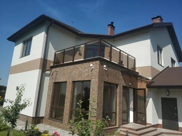 Балконы и балконные ограждения из черного металла 3