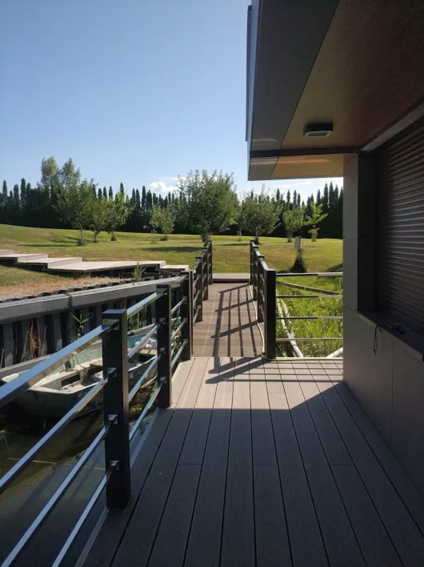 Перила и поручни из черного металла 6