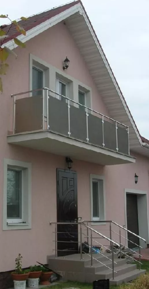 Балконы и балконные ограждения из нержавеющей стали 4