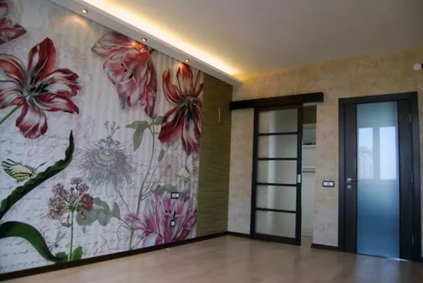 Поклейка обоев.( Киев)