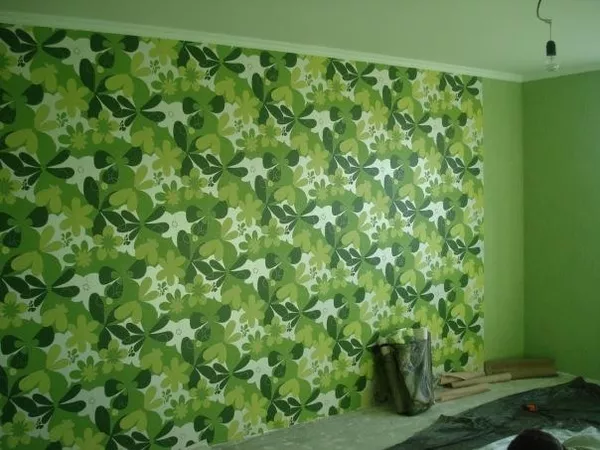 Поклейка обоев.Киев