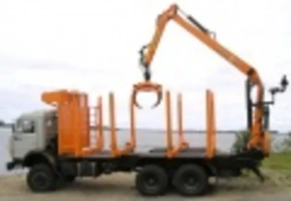 сортиментовоз( лесовоз) КАМАЗ)