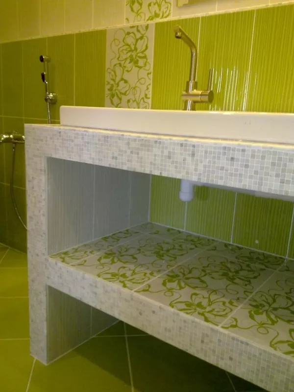 Укладка плитки кафеля, плиточные работы от 80 грн/м2 8