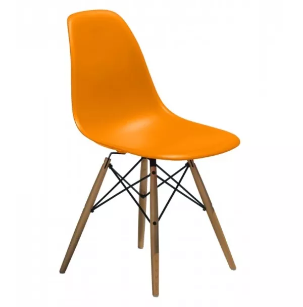 Стул ТАУЭР ВУД пластиковый на деревянных ножках фастфудов, кафе киев 3