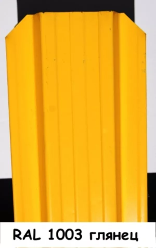 Штакетник металлический ширина 115мм для забора (глянец,  мат) 32 цвета 4